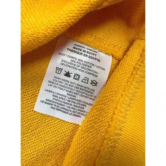 Nike Men Yellow Class of 72 Crewneck Pennant Banner Activewear Sweatshir… - Picture 8 of 11